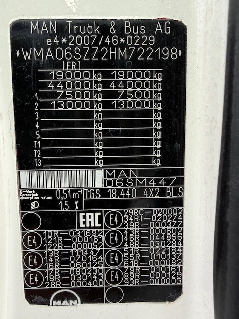 Tractor MAN TGS 18.440 BLS - HYDRAULIQUE: foto 9