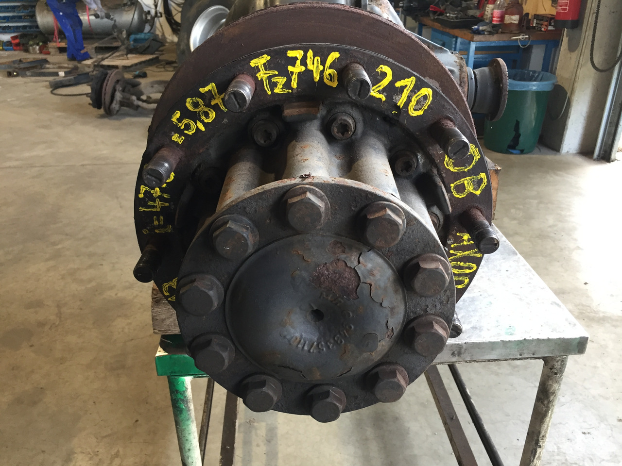 Eixo traseiro para Camião Gebrauchte Hinterradachse DB Axor 1824, Typ : HL6 / 1DCSL - 13, Artikel - Nr. : 99.99999 - 9999: foto 6 Eixo traseiro para Camião Gebrauchte Hinterradachse DB Axor 1824, Typ : HL6 / 1DCSL - 13, Artikel - Nr. : 99.99999 - 9999: foto 6