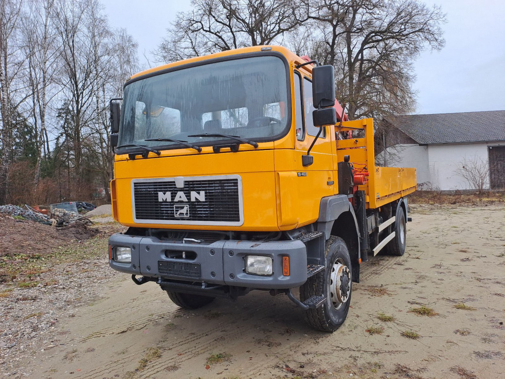 MAN 19.403 Pritsche 4x4 mit Palfingerkran PK 21000 mit Funk - Fernbedienung - Camião grua: foto 5 MAN 19.403 Pritsche 4x4 mit Palfingerkran PK 21000 mit Funk - Fernbedienung - Camião grua: foto 5