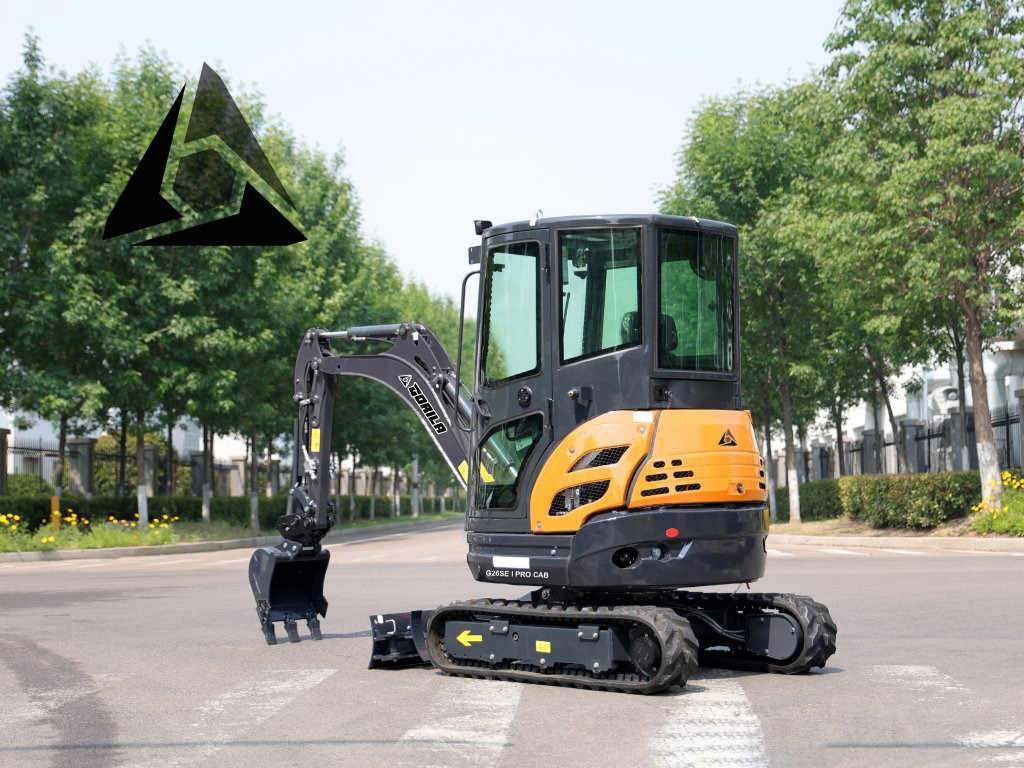 Mini escavadeira Pásový minibagr GORILA G26SE I PRO CAB: foto 5 Mini escavadeira Pásový minibagr GORILA G26SE I PRO CAB: foto 5