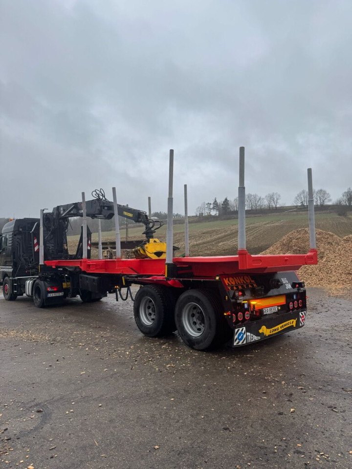 Semi-reboque transporte de madeira NACZEPA Z DŹWIGIEM DO DREWNA: foto 8 Semi-reboque transporte de madeira NACZEPA Z DŹWIGIEM DO DREWNA: foto 8