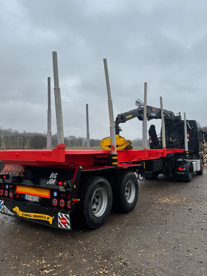 Semi-reboque transporte de madeira NACZEPA Z DŹWIGIEM DO DREWNA: foto 7 Semi-reboque transporte de madeira NACZEPA Z DŹWIGIEM DO DREWNA: foto 7