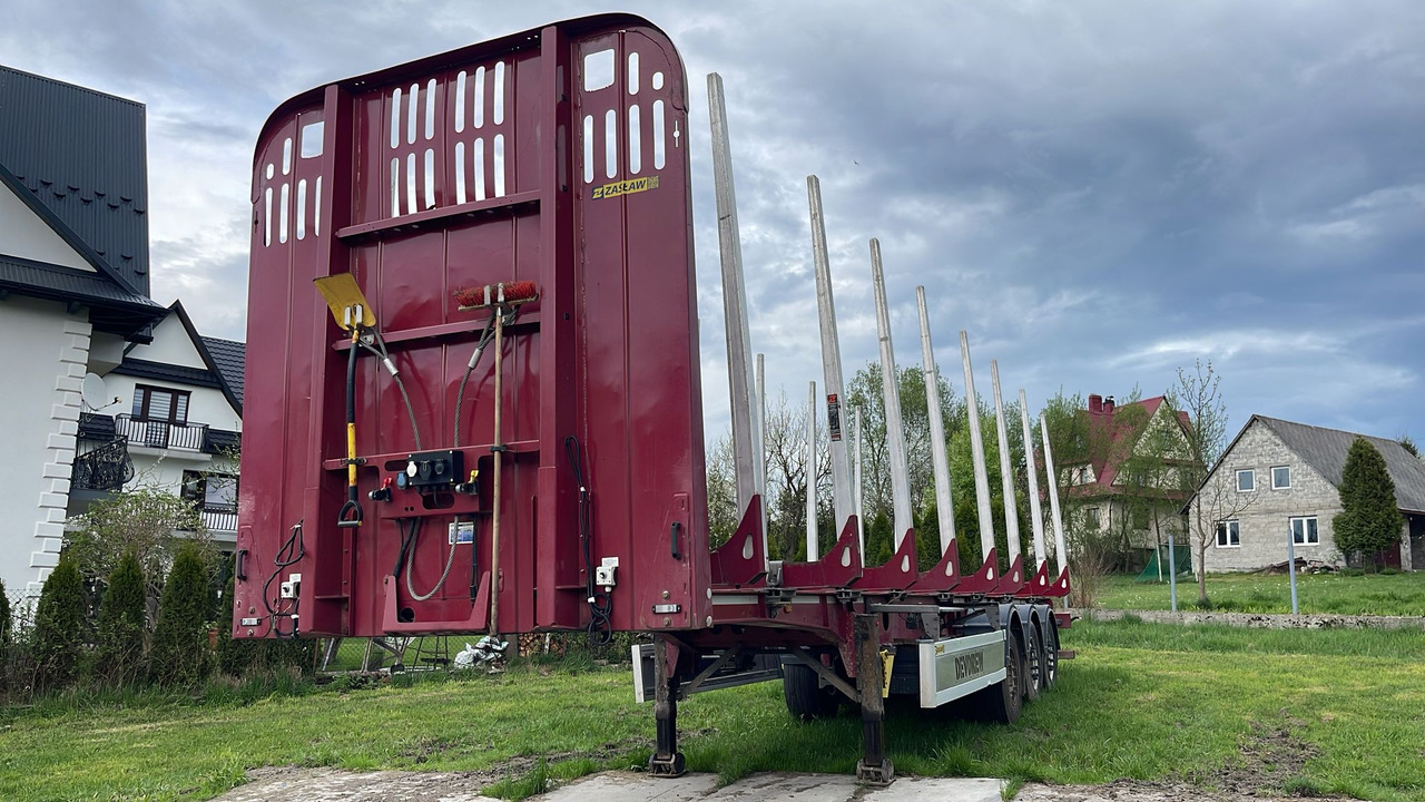 Naczepa Zasław - Semi-reboque transporte de madeira: foto 1 Naczepa Zasław - Semi-reboque transporte de madeira: foto 1