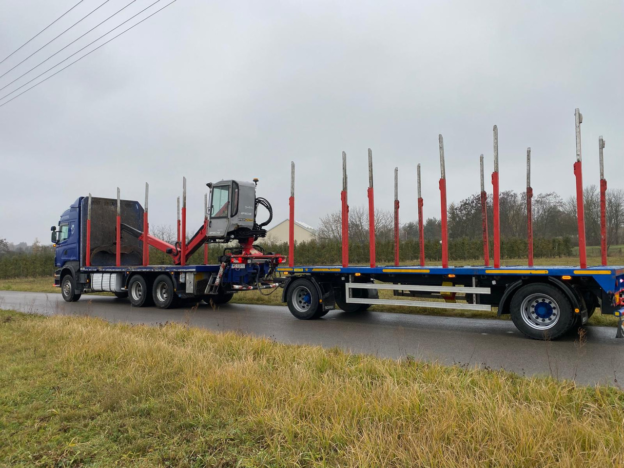 PRZYCZEPA MIELKE WAREN - Reboque transporte de madeira: foto 2 PRZYCZEPA MIELKE WAREN - Reboque transporte de madeira: foto 2