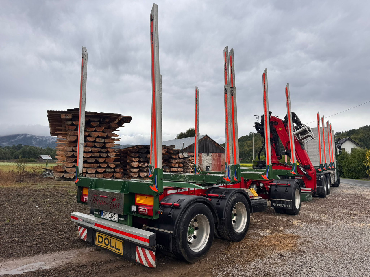 PRZYCZEPA - Reboque transporte de madeira: foto 3 PRZYCZEPA - Reboque transporte de madeira: foto 3