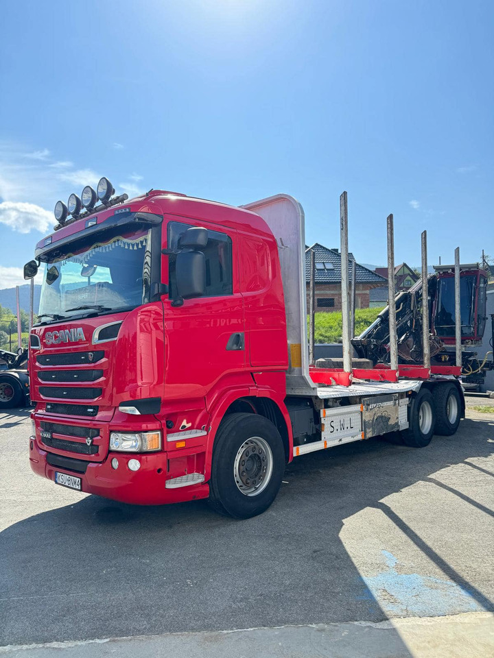 SCANIA R500 & KESLA 2012T - Camião de transporte de madeira, Camião grua: foto 2 SCANIA R500 & KESLA 2012T - Camião de transporte de madeira, Camião grua: foto 2