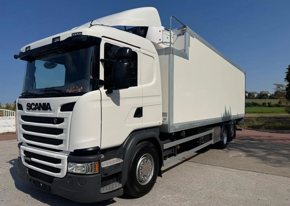 Scania Scania G 490 / CHŁODNIA + WINDA / 23 PALETY / EURO6 / OŚ SKRĘTNA / CARRIER 850 / ASO - Camião frigorífico: foto 4 Scania Scania G 490 / CHŁODNIA + WINDA / 23 PALETY / EURO6 / OŚ SKRĘTNA / CARRIER 850 / ASO - Camião frigorífico: foto 4