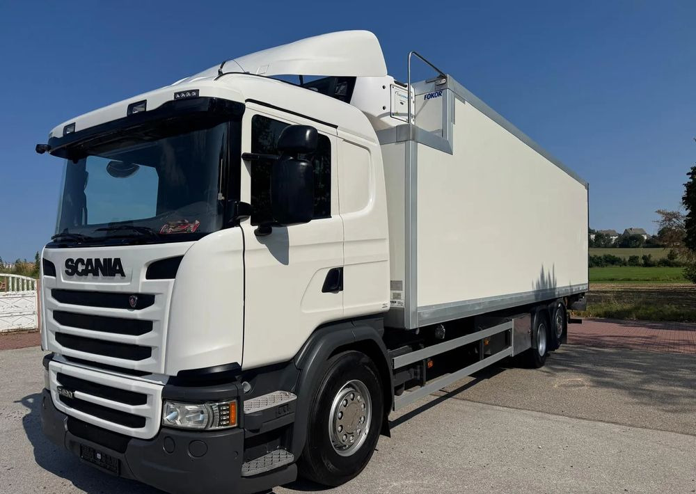 Scania Scania G 490 / CHŁODNIA + WINDA / 23 PALETY / EURO6 / OŚ SKRĘTNA / CARRIER 850 / ASO - Camião frigorífico: foto 1 Scania Scania G 490 / CHŁODNIA + WINDA / 23 PALETY / EURO6 / OŚ SKRĘTNA / CARRIER 850 / ASO - Camião frigorífico: foto 1