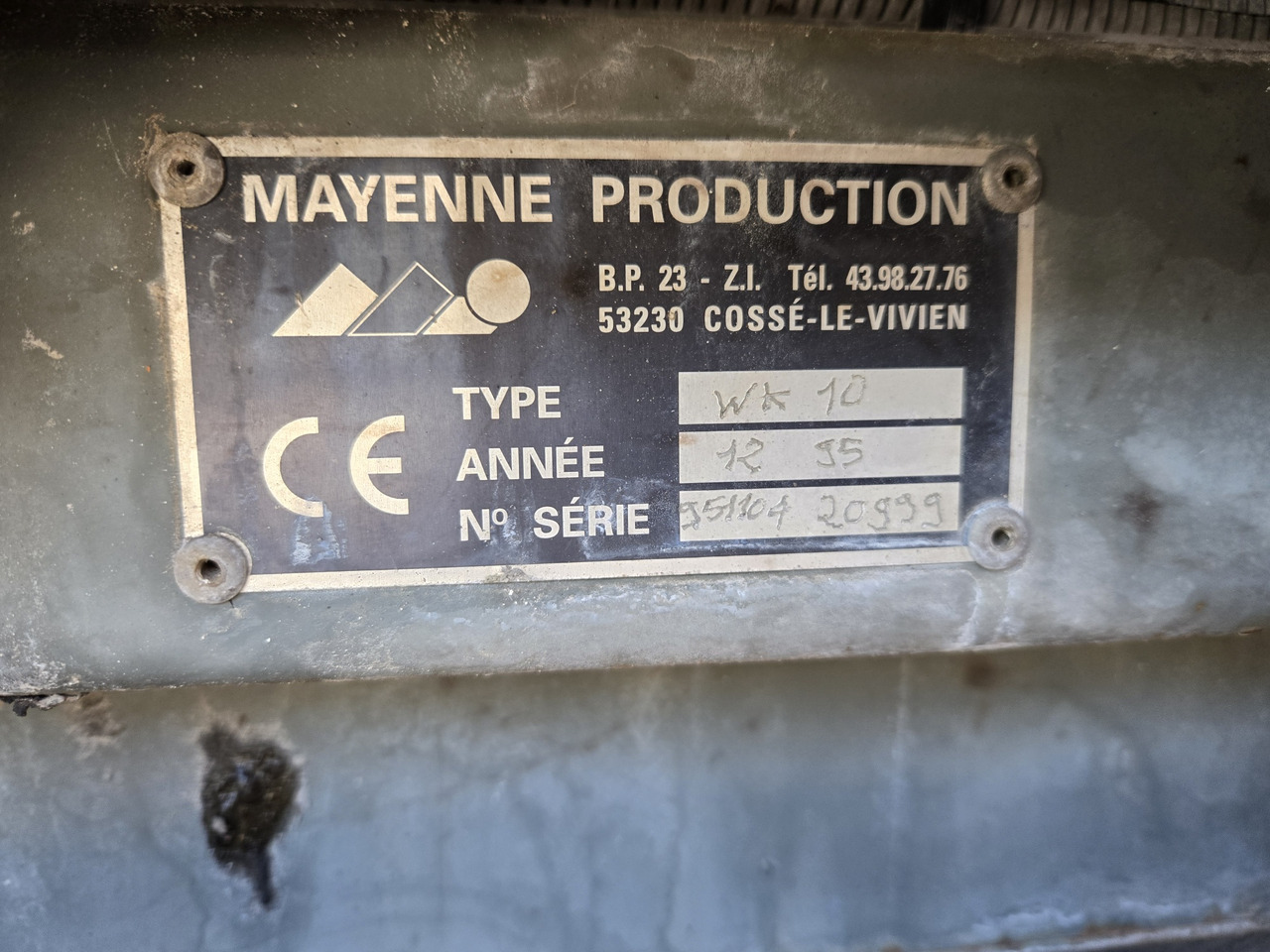 Secmair MAUGUIN MARREL - Máquina de construção, Camião: foto 3 Secmair MAUGUIN MARREL - Máquina de construção, Camião: foto 3