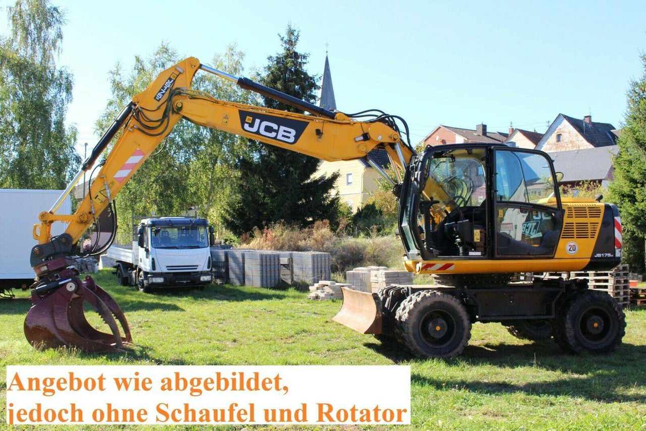 JCB JS 175 W Mobilbagger 18 to. Schnellwechsler - Escavadeira de rodas: foto 1 JCB JS 175 W Mobilbagger 18 to. Schnellwechsler - Escavadeira de rodas: foto 1
