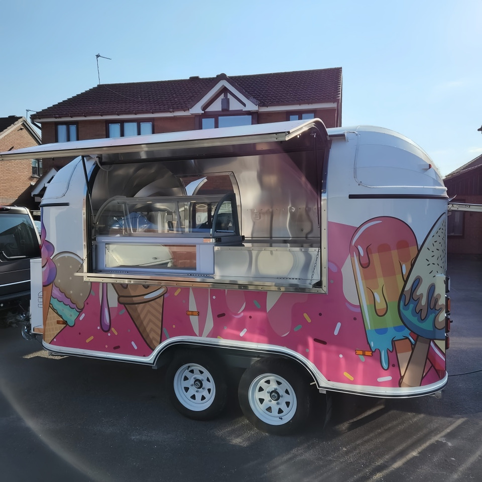 Big Mobile Street Custom Ice Cream Trailer Crepe Waffle Boba Tea Dessert Food Tr 05 - Roulote bar: foto 2 Big Mobile Street Custom Ice Cream Trailer Crepe Waffle Boba Tea Dessert Food Tr 05 - Roulote bar: foto 2