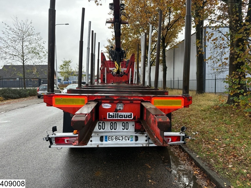 Billaud Chassis Wood transport, Steel suspension, Extendable - Semi-reboque transporte de madeira: foto 5 Billaud Chassis Wood transport, Steel suspension, Extendable - Semi-reboque transporte de madeira: foto 5