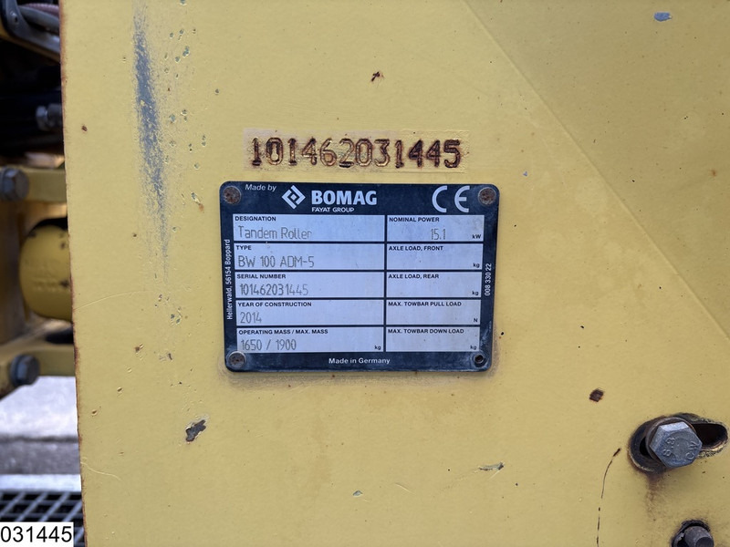 Bomag BW 100ADM-5 15,1KW, 1613h - Rolo: foto 5 Bomag BW 100ADM-5 15,1KW, 1613h - Rolo: foto 5