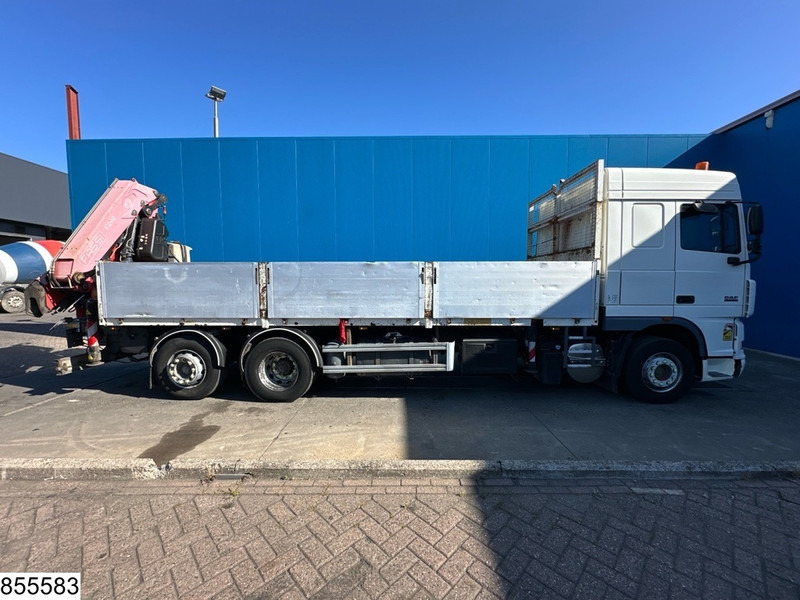 Camião de caixa aberta/ Plataforma, Camião grua DAF XF 410 6x2, Fassi, Retarder, Remote: foto 14