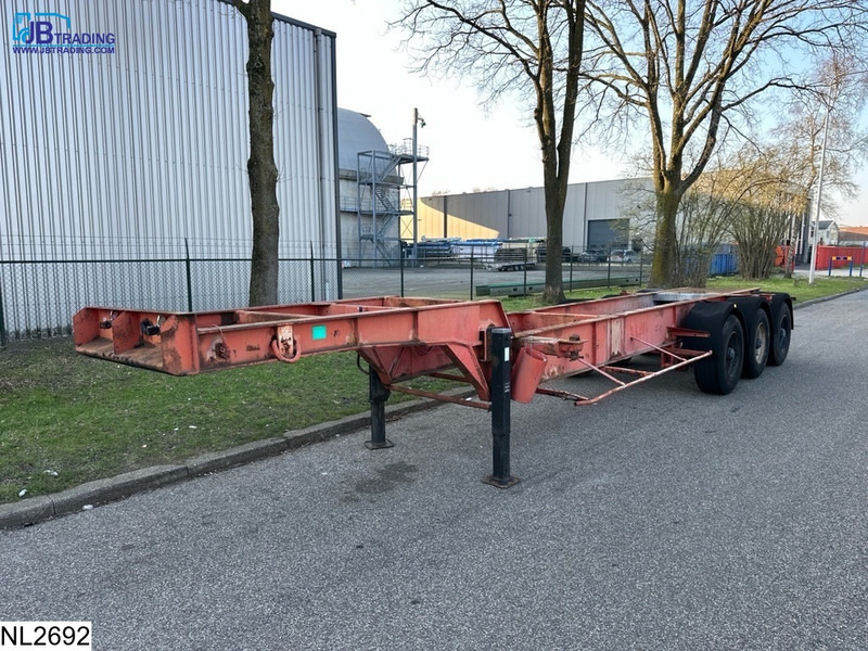 Fruehauf Container 20 FT, Steel suspension - Semi-reboque transportador de contêineres/ Caixa móvel: foto 1 Fruehauf Container 20 FT, Steel suspension - Semi-reboque transportador de contêineres/ Caixa móvel: foto 1