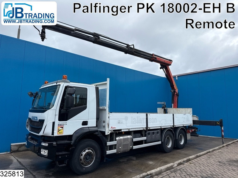 Iveco Stralis 360 - Camião de caixa aberta/ Plataforma, Camião grua: foto 1 Iveco Stralis 360 - Camião de caixa aberta/ Plataforma, Camião grua: foto 1