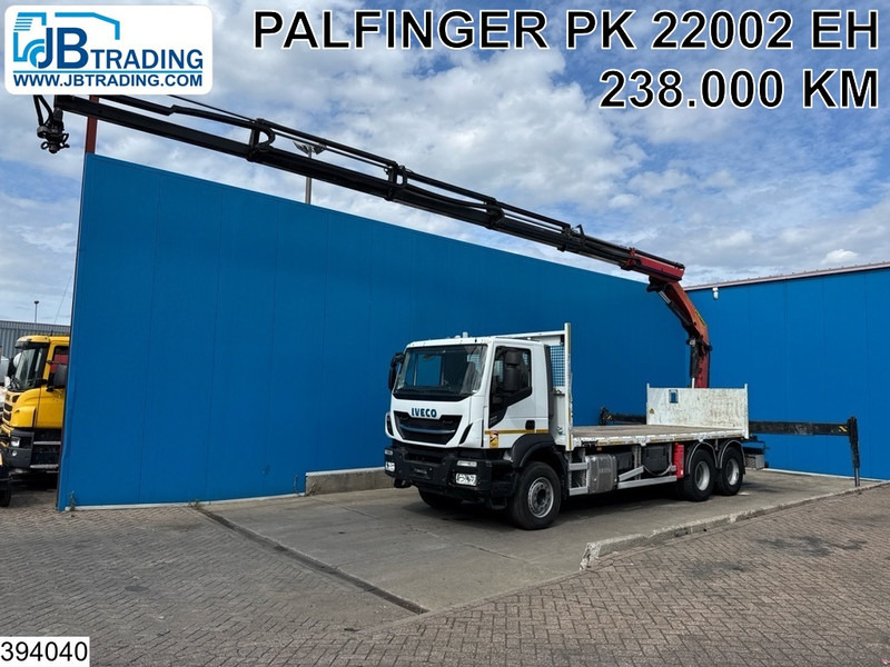 Iveco X-Way 360 6X4, EURO 6, Steel suspension, Palfinger - Camião de caixa aberta/ Plataforma, Camião grua: foto 1 Iveco X-Way 360 6X4, EURO 6, Steel suspension, Palfinger - Camião de caixa aberta/ Plataforma, Camião grua: foto 1