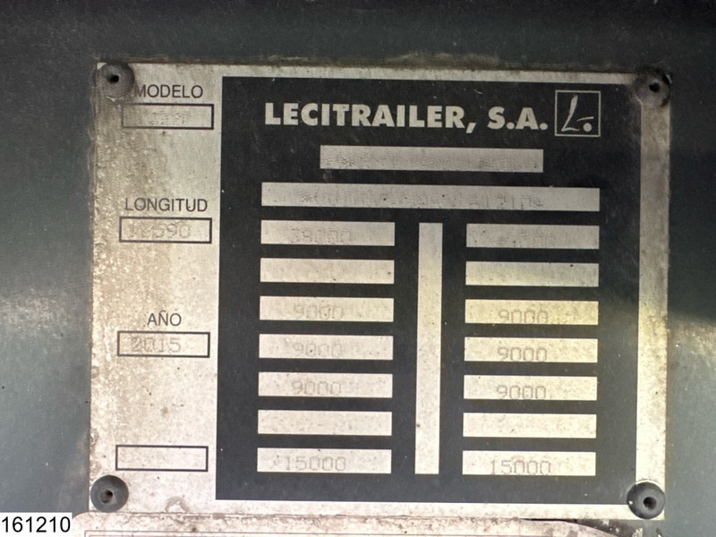 Lecitrailer gesloten bak Dhollandia - Semi-reboque furgão: foto 4 Lecitrailer gesloten bak Dhollandia - Semi-reboque furgão: foto 4