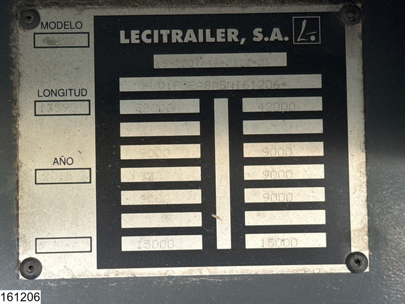 Lecitrailer gesloten bak Dhollandia - Semi-reboque furgão: foto 4 Lecitrailer gesloten bak Dhollandia - Semi-reboque furgão: foto 4