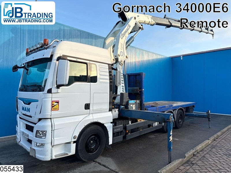 MAN TGX 26 440 6x2. EURO 6, Gormach, Remote, Retarder - Camião de caixa aberta/ Plataforma, Camião grua: foto 1 MAN TGX 26 440 6x2. EURO 6, Gormach, Remote, Retarder - Camião de caixa aberta/ Plataforma, Camião grua: foto 1