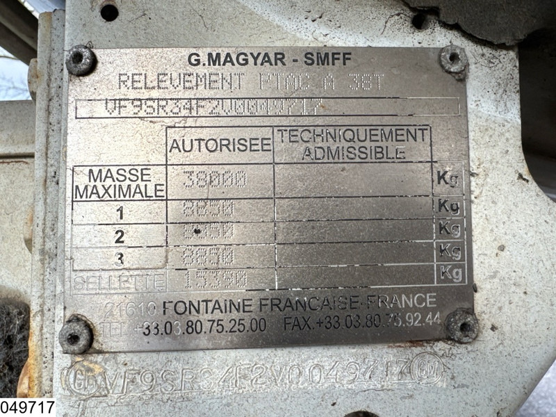 Magyar Bitum 30.000 Liter, 1 Compartment - Semi-reboque cisterna: foto 4 Magyar Bitum 30.000 Liter, 1 Compartment - Semi-reboque cisterna: foto 4