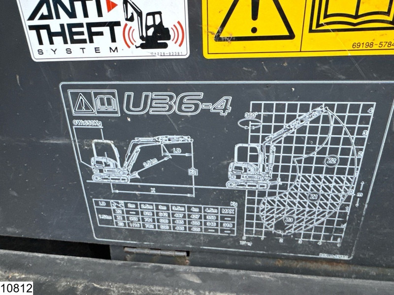 Máquina de construção Kubota U 36 17,8 kW, 1.794 hours: foto 14