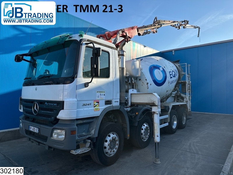 Mercedes-Benz Actros 3241 8x4, PUMI, Putzmeister, 21 MTR, Telligent 16 - Autobomba de betão: foto 1 Mercedes-Benz Actros 3241 8x4, PUMI, Putzmeister, 21 MTR, Telligent 16 - Autobomba de betão: foto 1