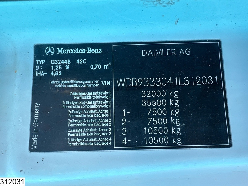 Mercedes-Benz Actros 3244 8x4, PUMI, Putzmeister, 24 MTR, Telligent 16 - Autobomba de betão: foto 5 Mercedes-Benz Actros 3244 8x4, PUMI, Putzmeister, 24 MTR, Telligent 16 - Autobomba de betão: foto 5