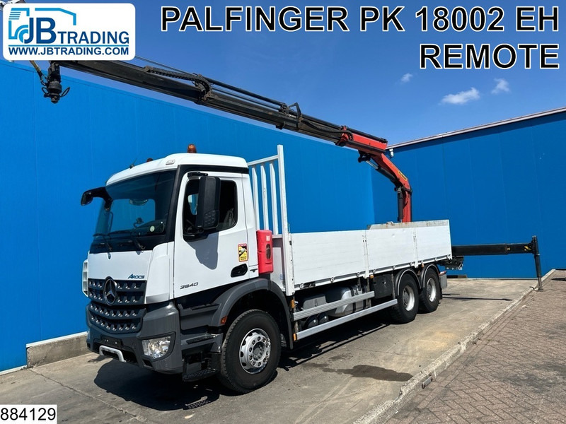 Mercedes-Benz Arocs 2640 6X4, EURO 6, Steel suspension, Retarder - Camião de caixa aberta/ Plataforma, Camião grua: foto 1 Mercedes-Benz Arocs 2640 6X4, EURO 6, Steel suspension, Retarder - Camião de caixa aberta/ Plataforma, Camião grua: foto 1