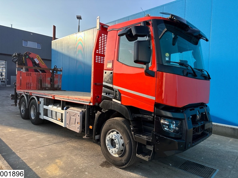 Renault C 430 6x4, EURO 6, Retarder, Palfinger,Remote - Camião de caixa aberta/ Plataforma, Camião grua: foto 2 Renault C 430 6x4, EURO 6, Retarder, Palfinger,Remote - Camião de caixa aberta/ Plataforma, Camião grua: foto 2