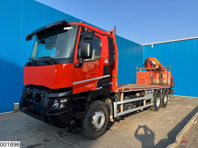 Renault C 430 6x4, EURO 6, Retarder, Palfinger,Remote - Camião de caixa aberta/ Plataforma, Camião grua: foto 4 Renault C 430 6x4, EURO 6, Retarder, Palfinger,Remote - Camião de caixa aberta/ Plataforma, Camião grua: foto 4