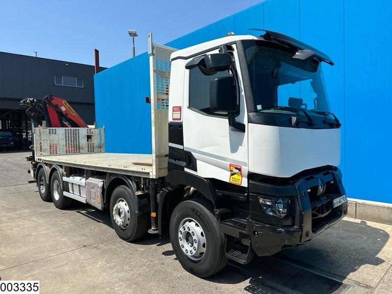 Renault C 430 8X4, EURO 6, Steel suspension, Palfinger - Camião de caixa aberta/ Plataforma, Camião grua: foto 3 Renault C 430 8X4, EURO 6, Steel suspension, Palfinger - Camião de caixa aberta/ Plataforma, Camião grua: foto 3