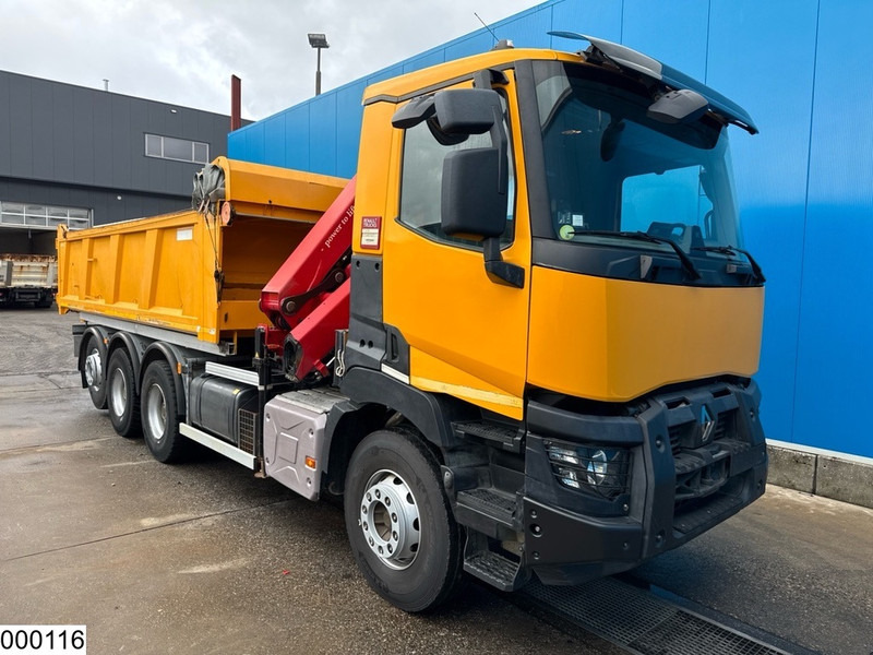 Renault C 430 8x4, EURO 6, HMF, Garnier - Camião basculante, Camião grua: foto 3 Renault C 430 8x4, EURO 6, HMF, Garnier - Camião basculante, Camião grua: foto 3