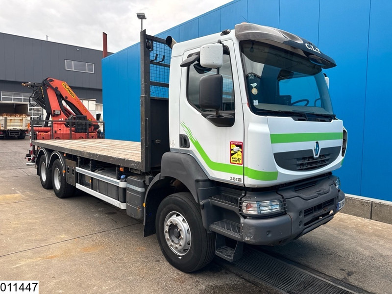 Renault Kerax 380 Dxi 6X4, EURO 5, Palfinger, Manual - Camião de caixa aberta/ Plataforma, Camião grua: foto 3 Renault Kerax 380 Dxi 6X4, EURO 5, Palfinger, Manual - Camião de caixa aberta/ Plataforma, Camião grua: foto 3