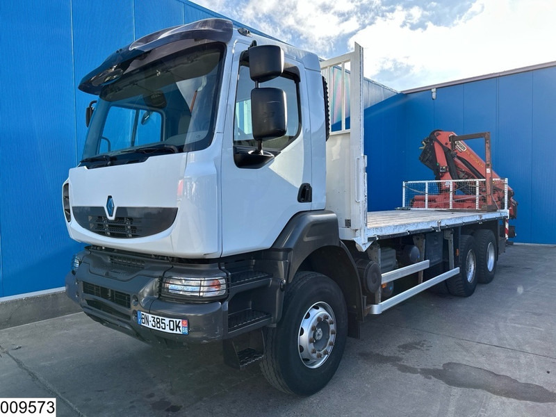 Renault Kerax 380 Dxi 6X4, EURO 6, Retarder, Palfinger, Remote - Camião de caixa aberta/ Plataforma, Camião grua: foto 3 Renault Kerax 380 Dxi 6X4, EURO 6, Retarder, Palfinger, Remote - Camião de caixa aberta/ Plataforma, Camião grua: foto 3