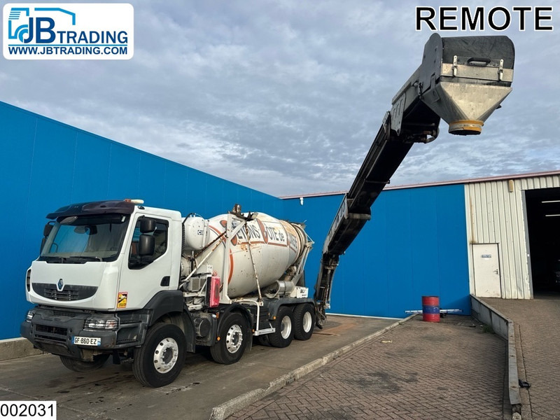 Renault Kerax 410 Dxi 8x4, EURO 4, 9m3, Steel suspension, Remote - Camião betoneira: foto 1 Renault Kerax 410 Dxi 8x4, EURO 4, 9m3, Steel suspension, Remote - Camião betoneira: foto 1