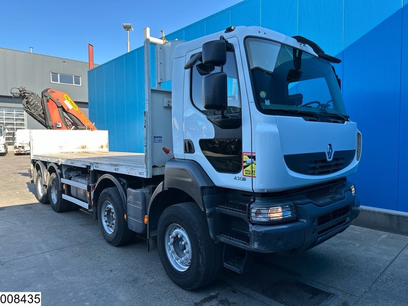 Renault Kerax 430 Dxi 8x4, EURO 5, Palfinger, Remote, Steel suspenion - Camião de caixa aberta/ Plataforma, Camião grua: foto 3 Renault Kerax 430 Dxi 8x4, EURO 5, Palfinger, Remote, Steel suspenion - Camião de caixa aberta/ Plataforma, Camião grua: foto 3