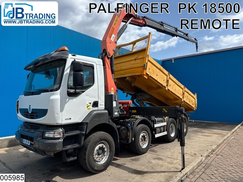 Renault Kerax 450 Dxi 8X4, Manual, Steel suspension, Retarder - Camião basculante, Camião grua: foto 1 Renault Kerax 450 Dxi 8X4, Manual, Steel suspension, Retarder - Camião basculante, Camião grua: foto 1