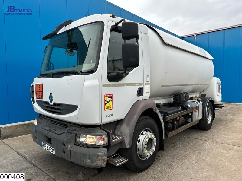 Renault Midlum 220 15985 Liter, LPG GPL, Gastank, Steel suspension - Camião cisterna: foto 1 Renault Midlum 220 15985 Liter, LPG GPL, Gastank, Steel suspension - Camião cisterna: foto 1