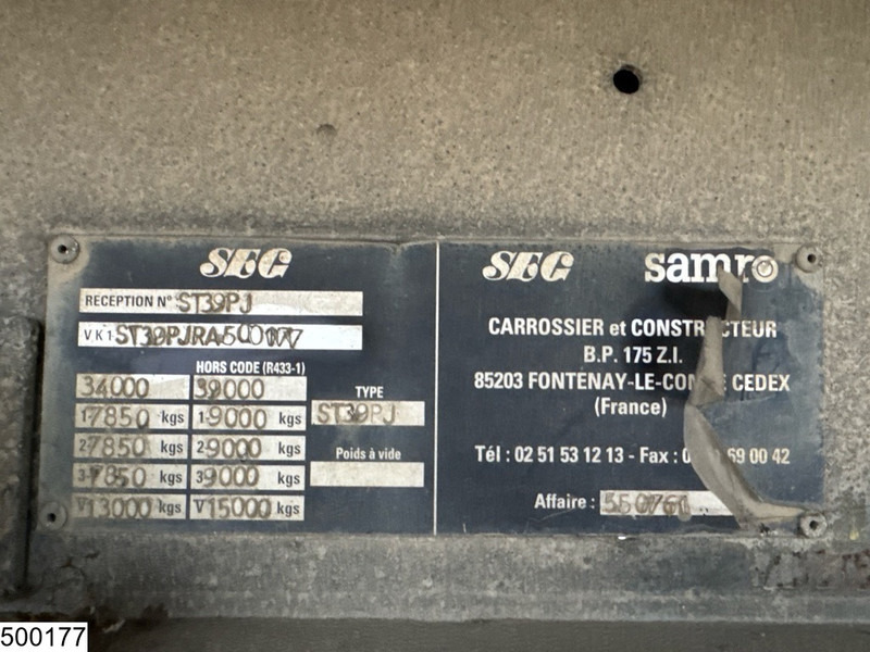 Samro gesloten bak - Semi-reboque furgão: foto 4 Samro gesloten bak - Semi-reboque furgão: foto 4