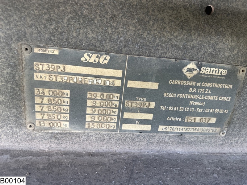 Samro gesloten bak Mega, Jumbo - Semi-reboque furgão: foto 4 Samro gesloten bak Mega, Jumbo - Semi-reboque furgão: foto 4