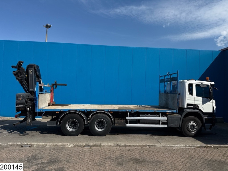 Camião de caixa aberta/ Plataforma, Camião grua Scania P 410 6x4, EURO 6, Retarder, HIAB, Remote: foto 8