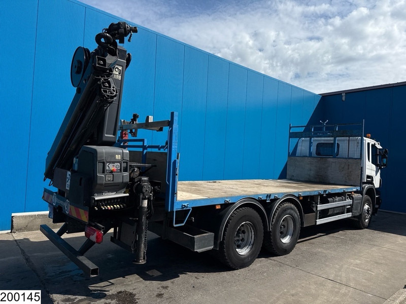 Camião de caixa aberta/ Plataforma, Camião grua Scania P 410 6x4, EURO 6, Retarder, HIAB, Remote: foto 11