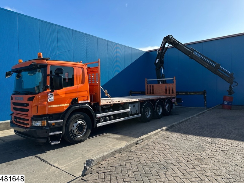 Scania P 410 8x4, EURO 6, HIAB, Remote - Camião de caixa aberta/ Plataforma, Camião grua: foto 2 Scania P 410 8x4, EURO 6, HIAB, Remote - Camião de caixa aberta/ Plataforma, Camião grua: foto 2