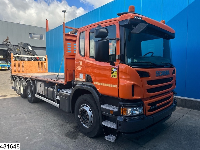 Scania P 410 8x4, EURO 6, HIAB, Remote - Camião de caixa aberta/ Plataforma, Camião grua: foto 4 Scania P 410 8x4, EURO 6, HIAB, Remote - Camião de caixa aberta/ Plataforma, Camião grua: foto 4