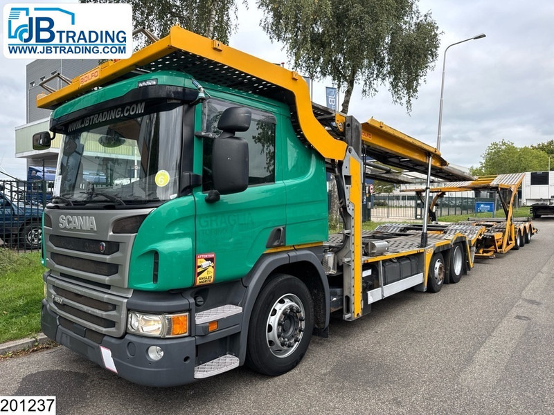 Scania P 450 6x2, EURO 6, Combi, Rolfo, Retarder - Camião transporte de veículos: foto 1 Scania P 450 6x2, EURO 6, Combi, Rolfo, Retarder - Camião transporte de veículos: foto 1