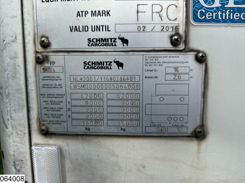 Schmitz Cargobull Koel vries Carrier Vector 1850 - Semi-reboque frigorífico: foto 3 Schmitz Cargobull Koel vries Carrier Vector 1850 - Semi-reboque frigorífico: foto 3