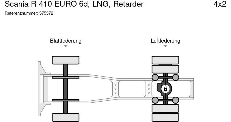 Tractor Scania R 410 EURO 6d, LNG, Retarder: foto 13