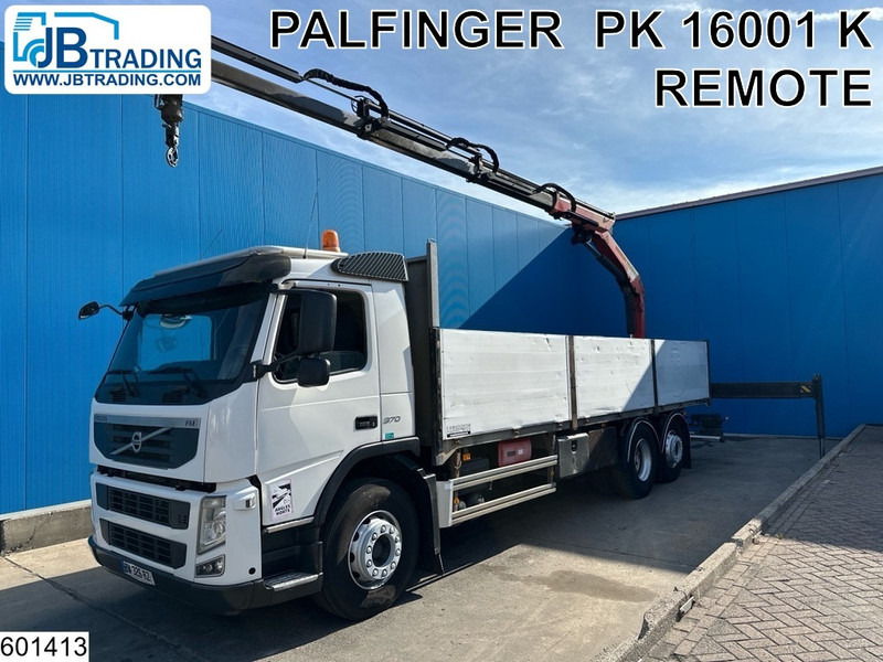 Volvo FM 370 6X2, EURO 5, Palfinger, Remote - Camião de caixa aberta/ Plataforma, Camião grua: foto 1 Volvo FM 370 6X2, EURO 5, Palfinger, Remote - Camião de caixa aberta/ Plataforma, Camião grua: foto 1
