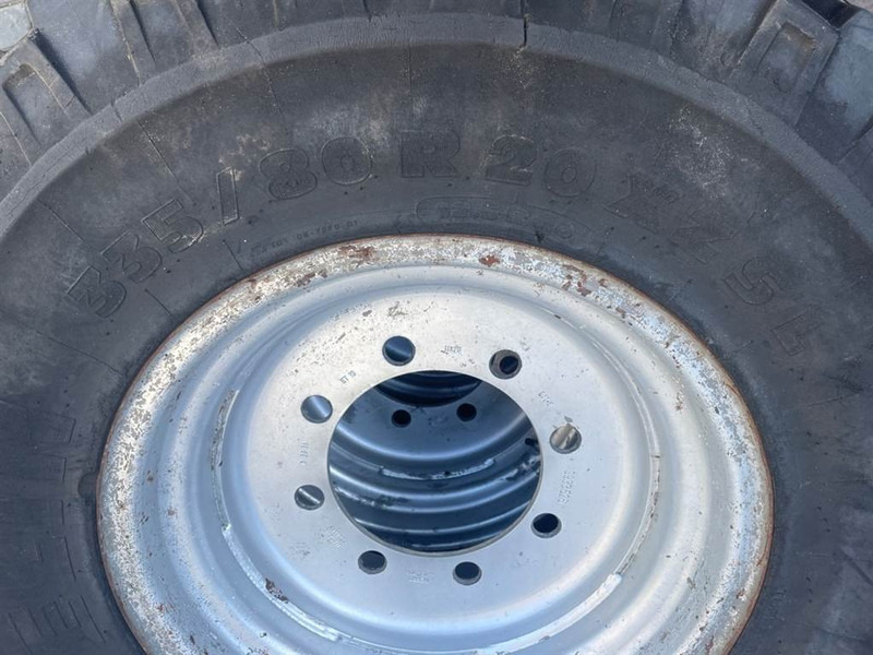 Jantes e pneus para Máquina de construção Atlas AR65-Michelin 335/80R20 (12.5R20)-Tire/Reifen/Band: foto 8